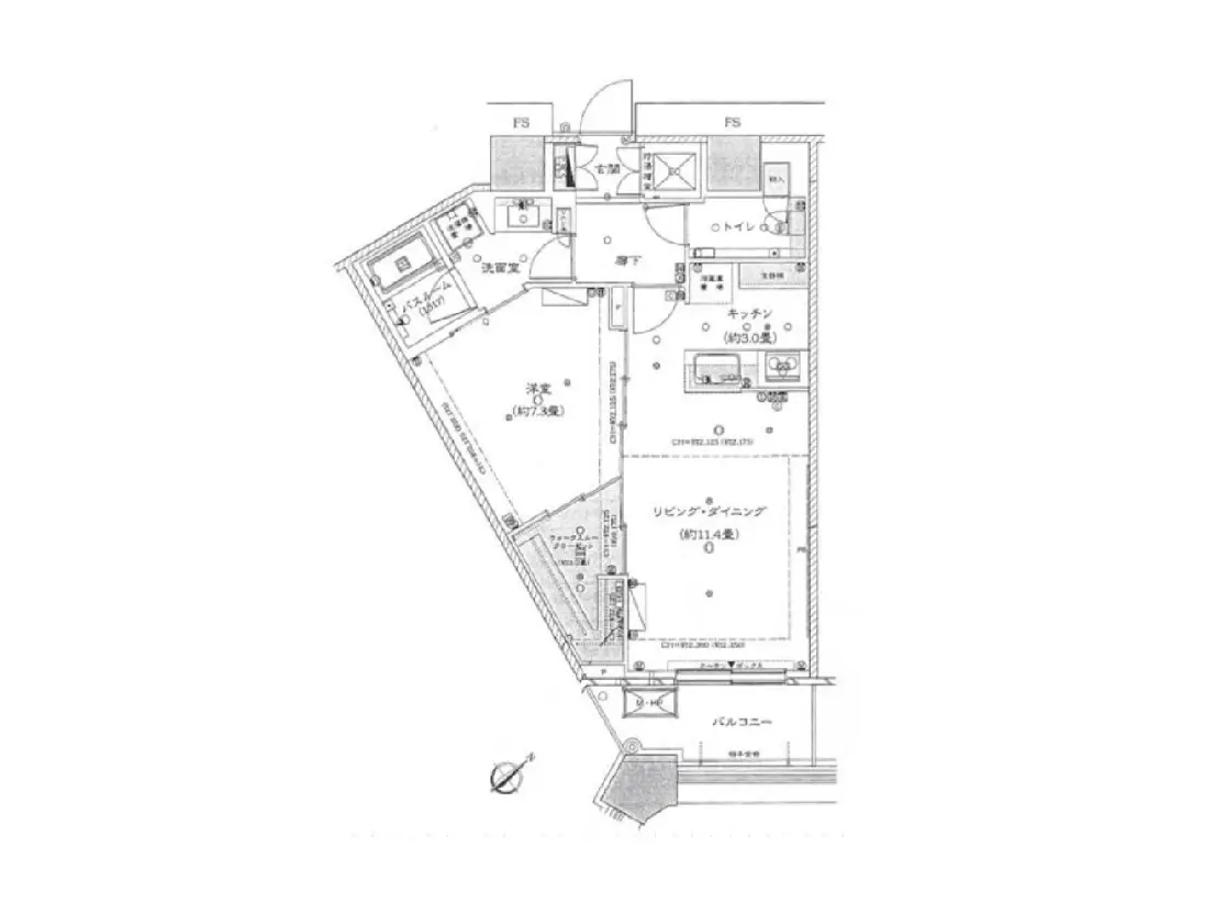 KACHIDOKI THE TOWER 1SLDK 300,000円 の賃貸情報 |【アーバン